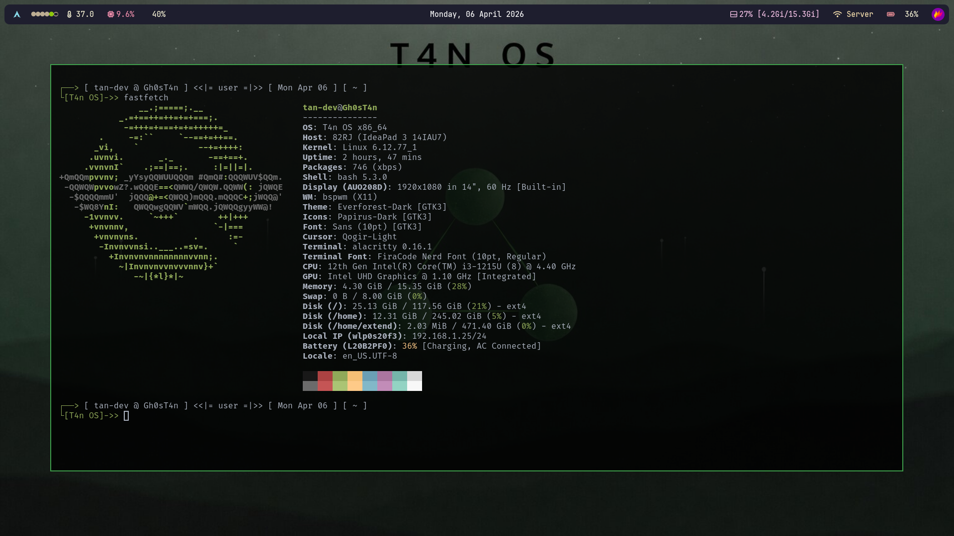 T4n OS Desktop